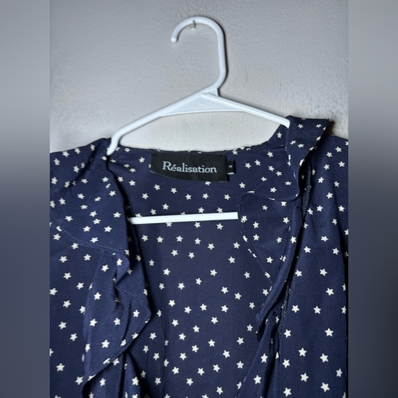 REALISATION PAR the Alexandra 100% silk mini dress size Medium - Picture 4 of 7